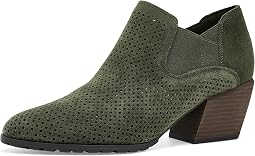 Olive Moss Suede Perforated