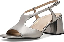 Pewter Metallic Leather