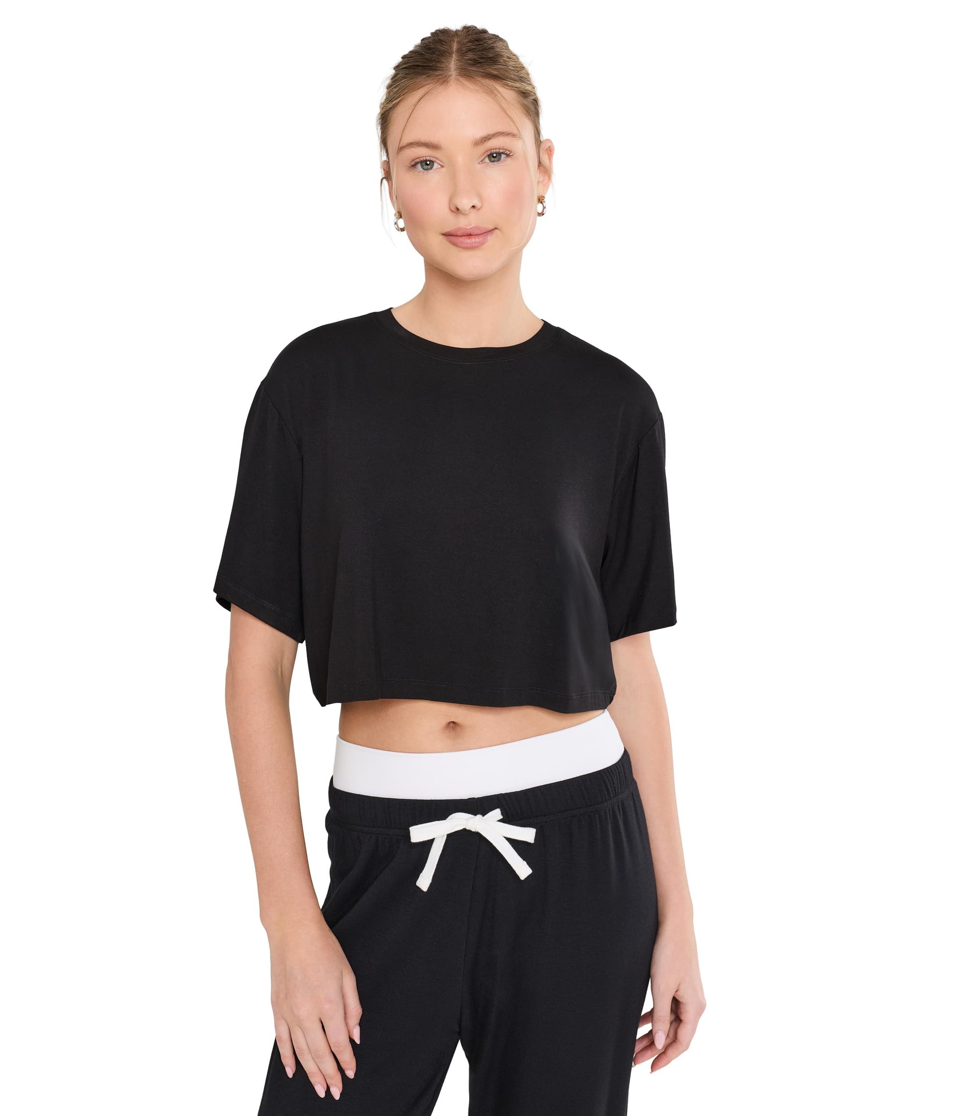 Джинсовая футболка Oversized Crop Jersey от Djuna