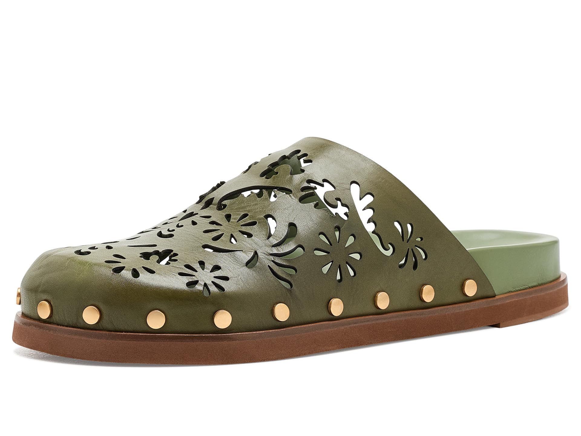 Lace Leather Anatomic Mule