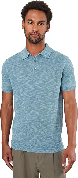 Blue Linen Cotton Slub