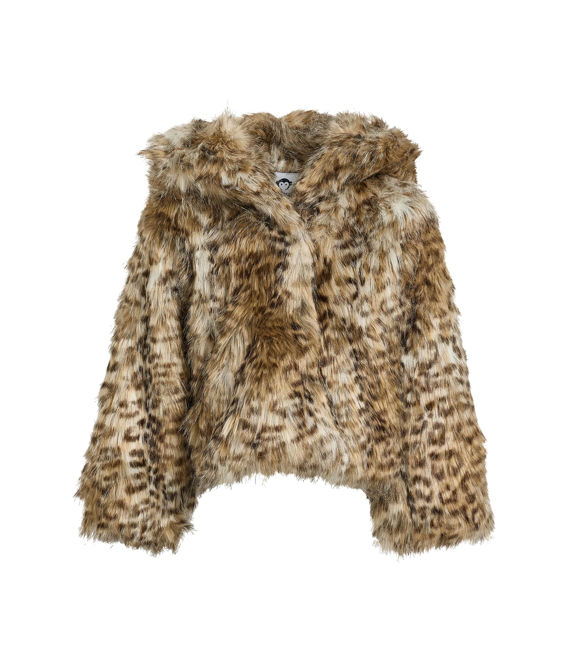 Cleo Faux Fur Coat (Toddler/Little Kid/Big Kid)