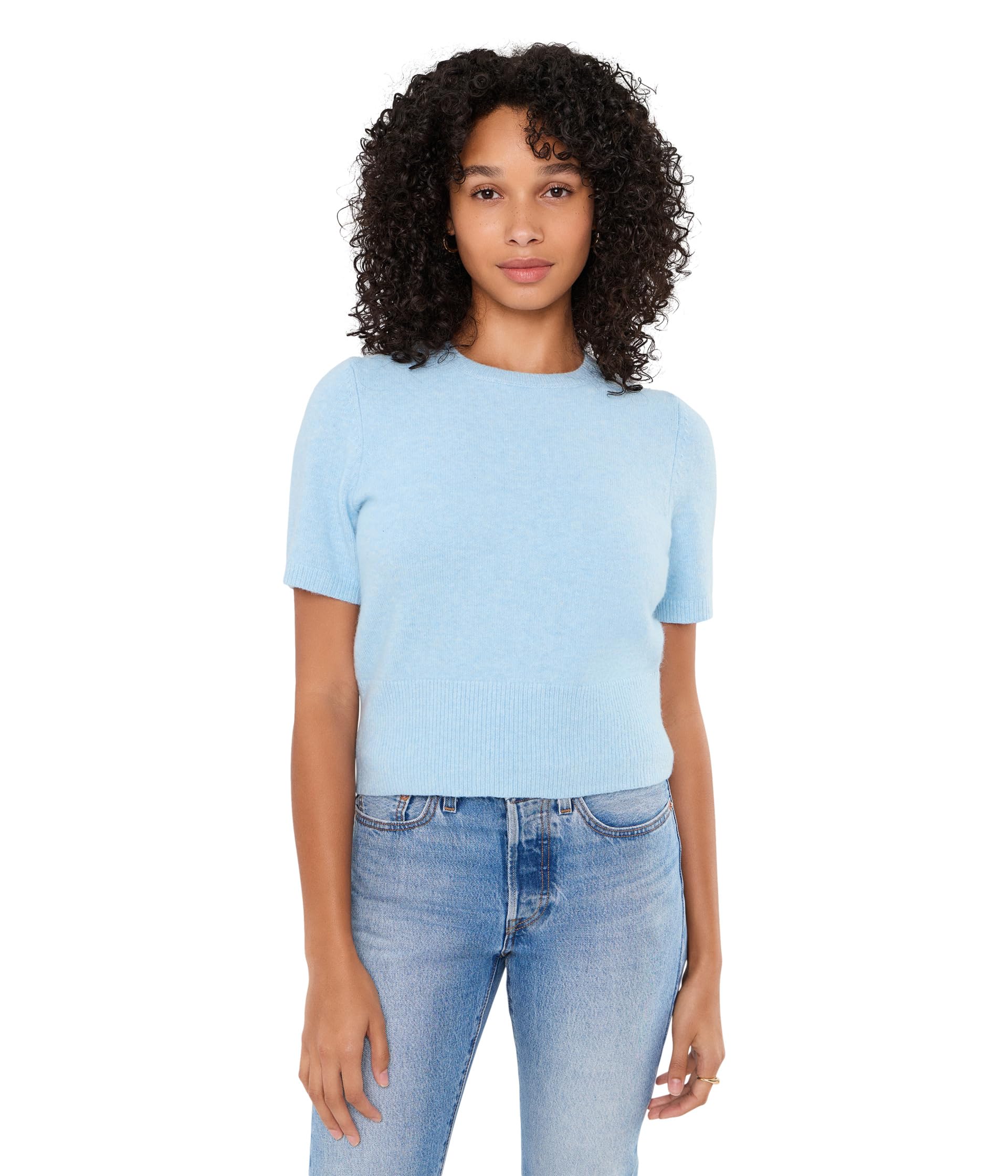 Andie Short Sleeve Sweater Tee
