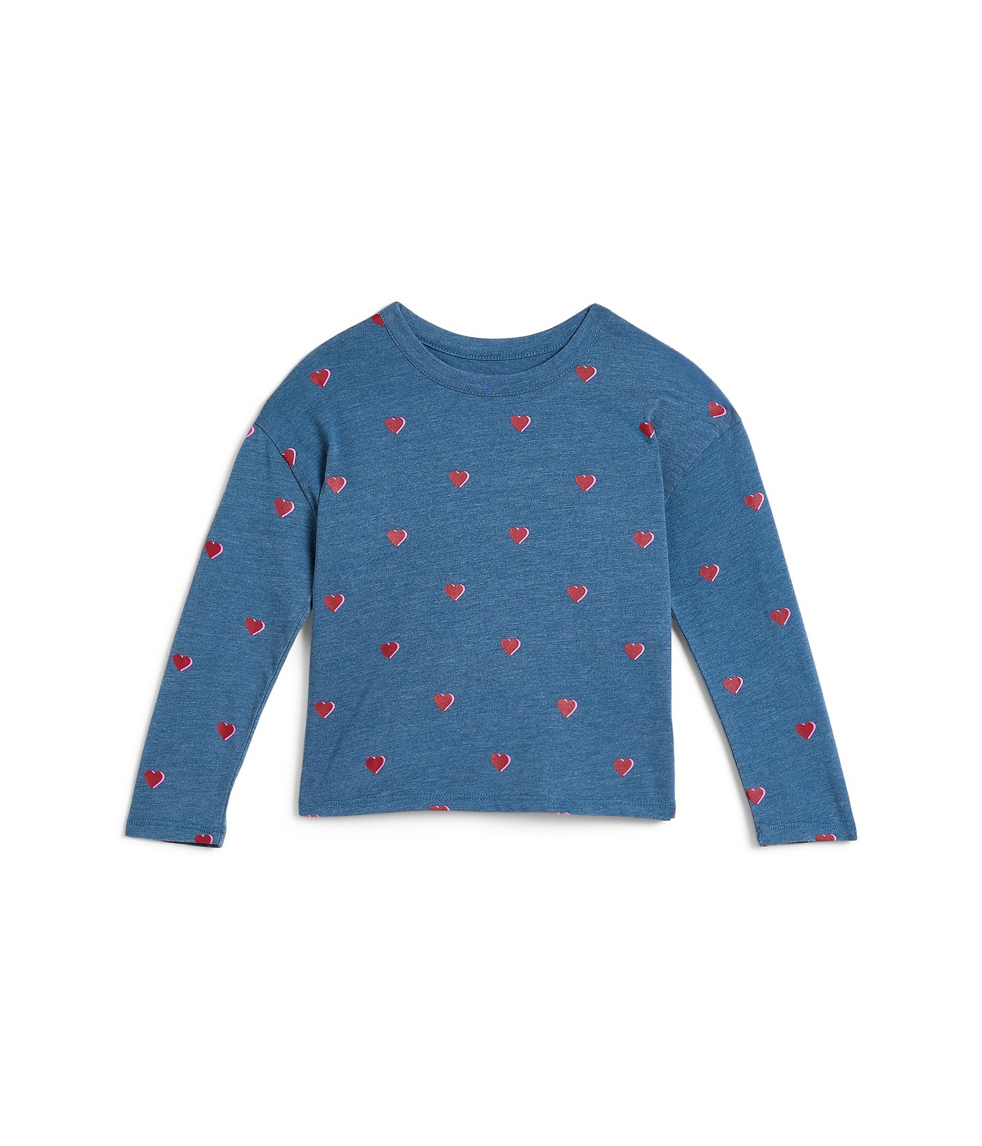Футболка Tiny Hearts Long Sleeve T-Shirt (Little Kid/Big Kid)