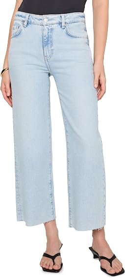 Saige Mid-Rise Wide Leg Crop in Harvest