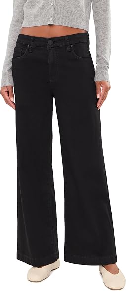 Meg High-Rise Wide Leg In Black