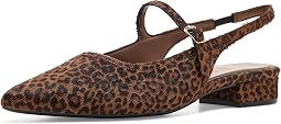 Brown Leopard Print Calf Hair