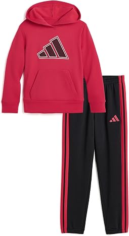Graphic Fleece Pullover & Joggers Set (Toddler/Little Kid)