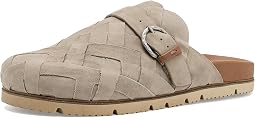Taupe Woven Suede