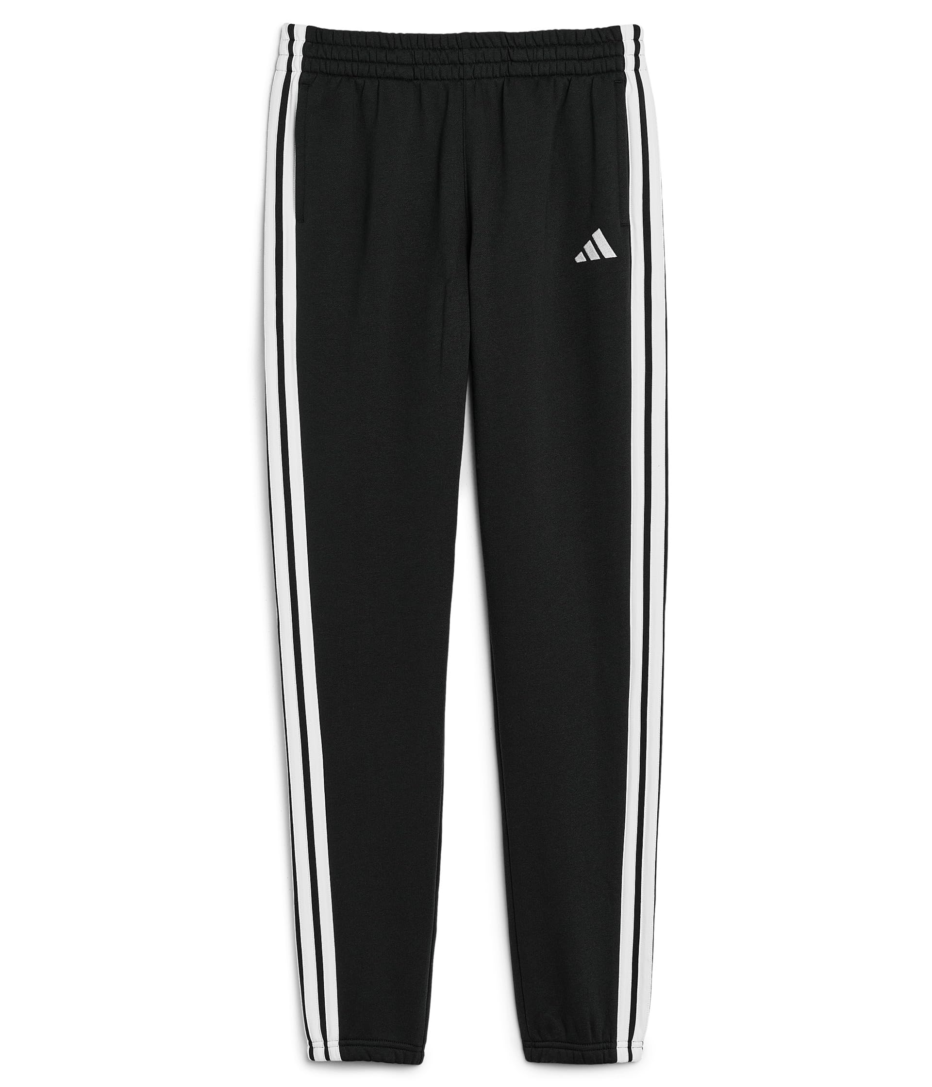 Essential 3-Stripe Fleece Joggers (Big Kid)