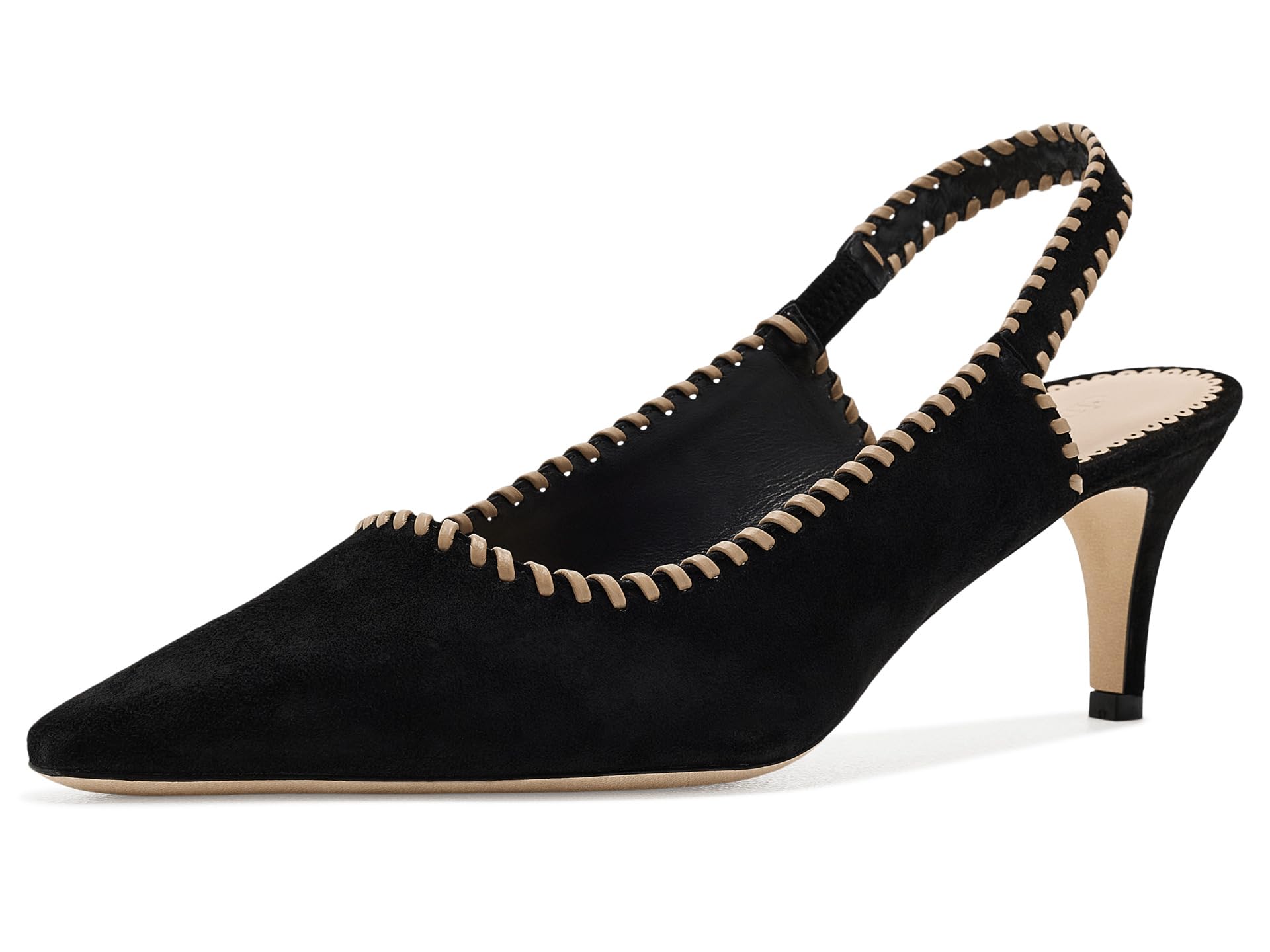 Sylvie Suede Slingback Pumps