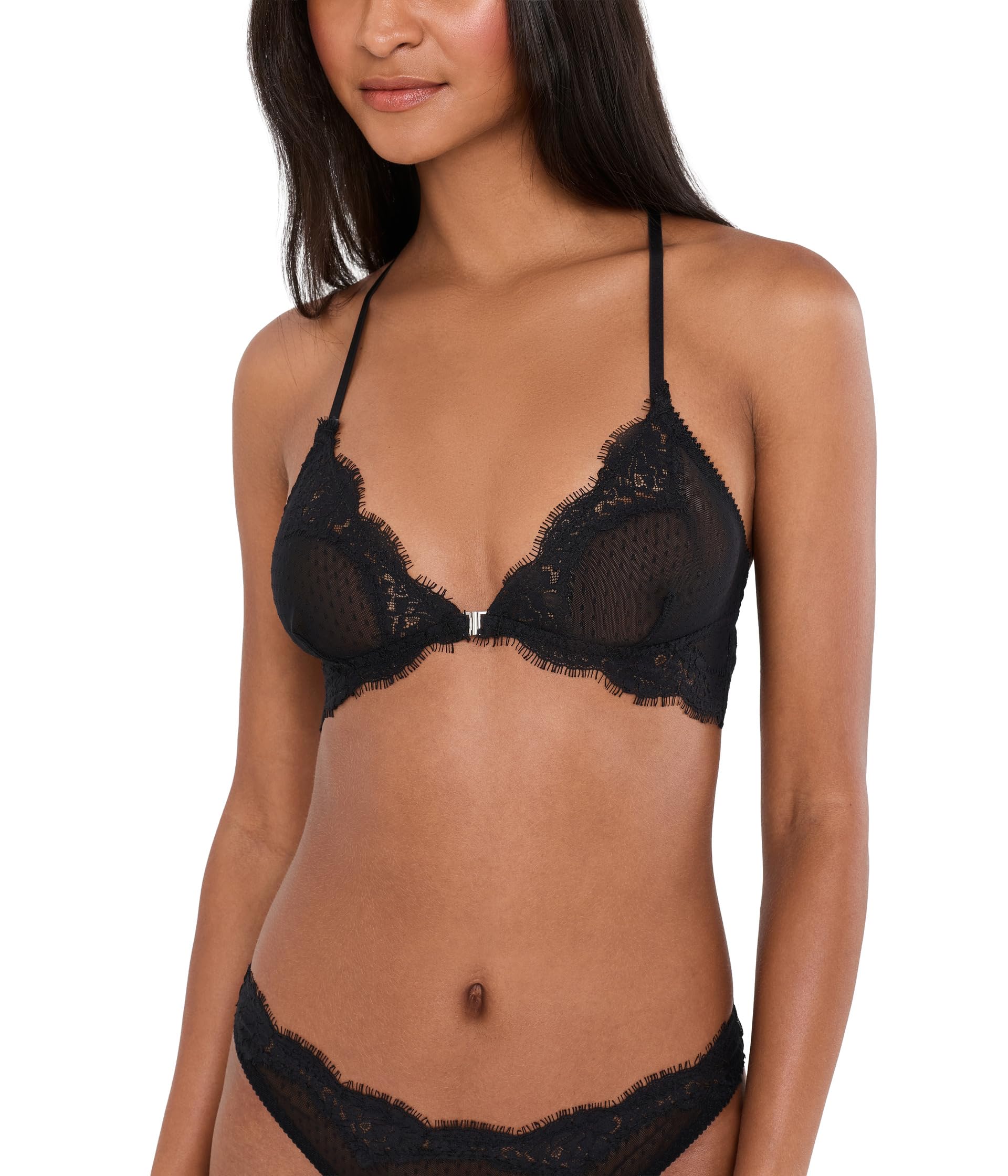 Fiona Mesh Front-close Bralette