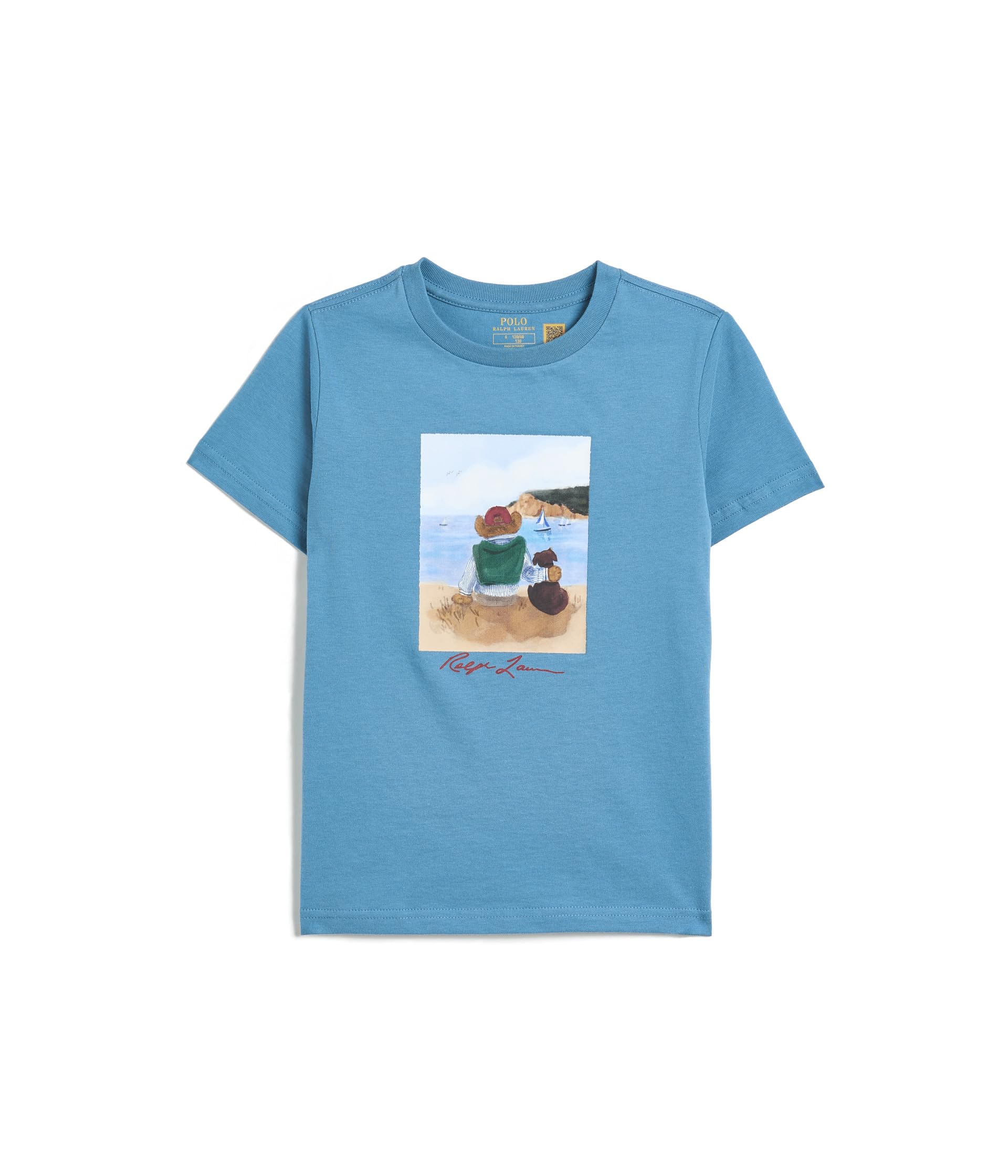 Футболка Polo Bear Cotton Jersey (Малыш/Младший школьный возраст)