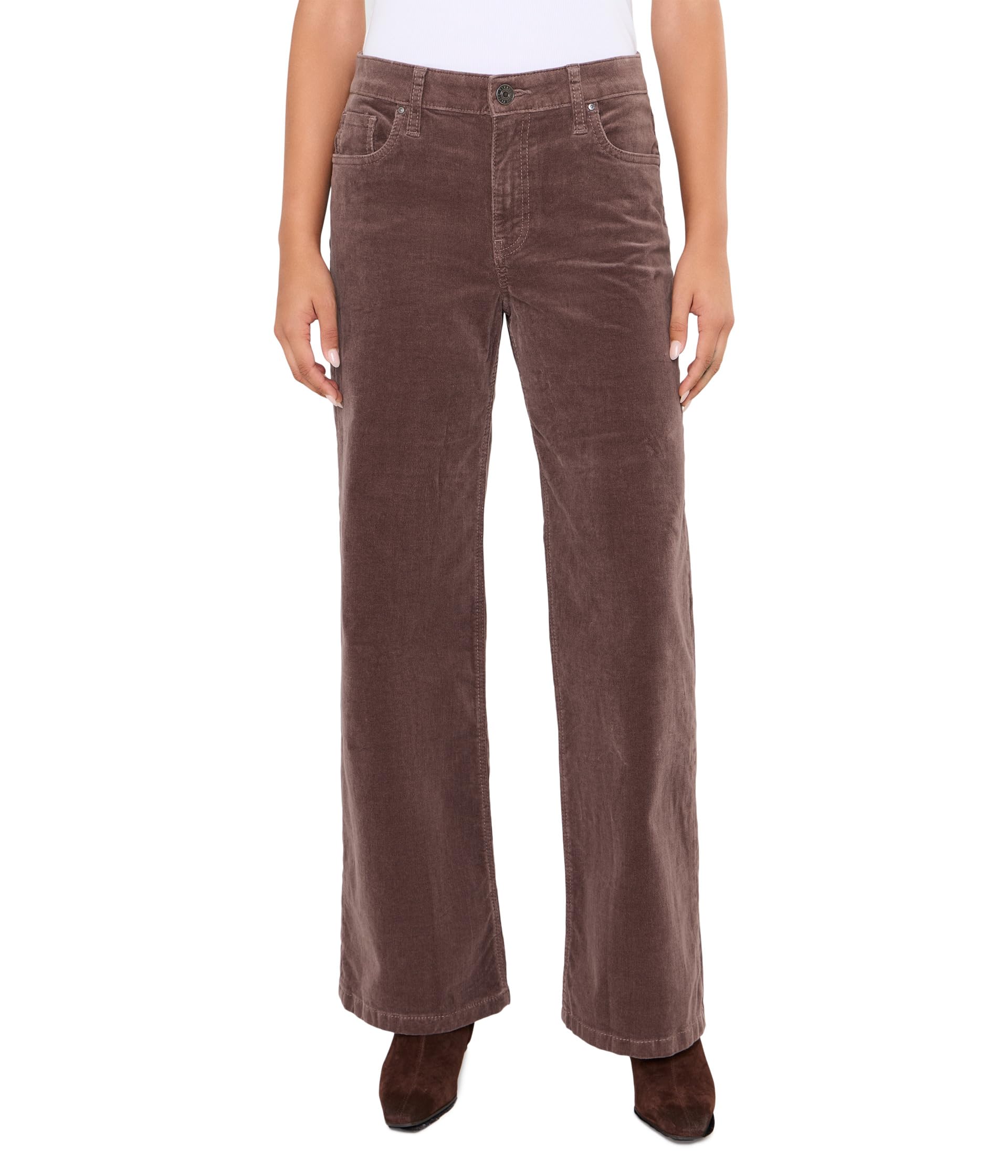 Jeans Corduroy High-Rise Wide Leg