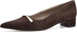 Chocolate Brown Suede