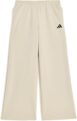 Elastic Waistband Wide Leg Fleece Pants (Big Kid)
