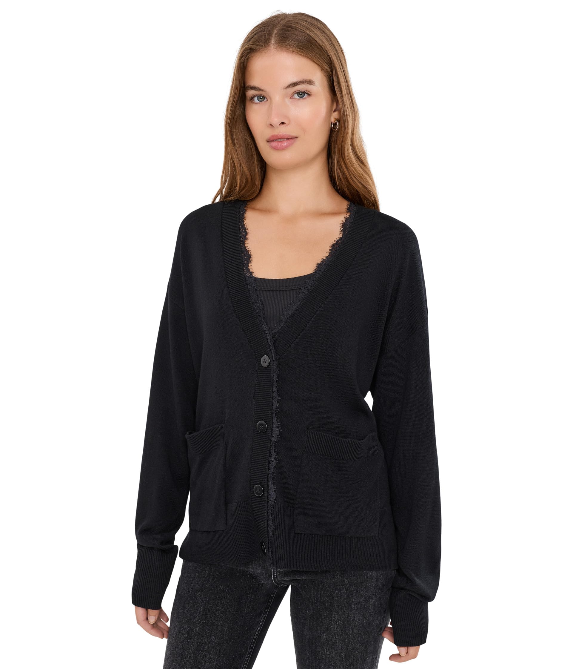 Кардигат Georgie Lace Trim Cardi