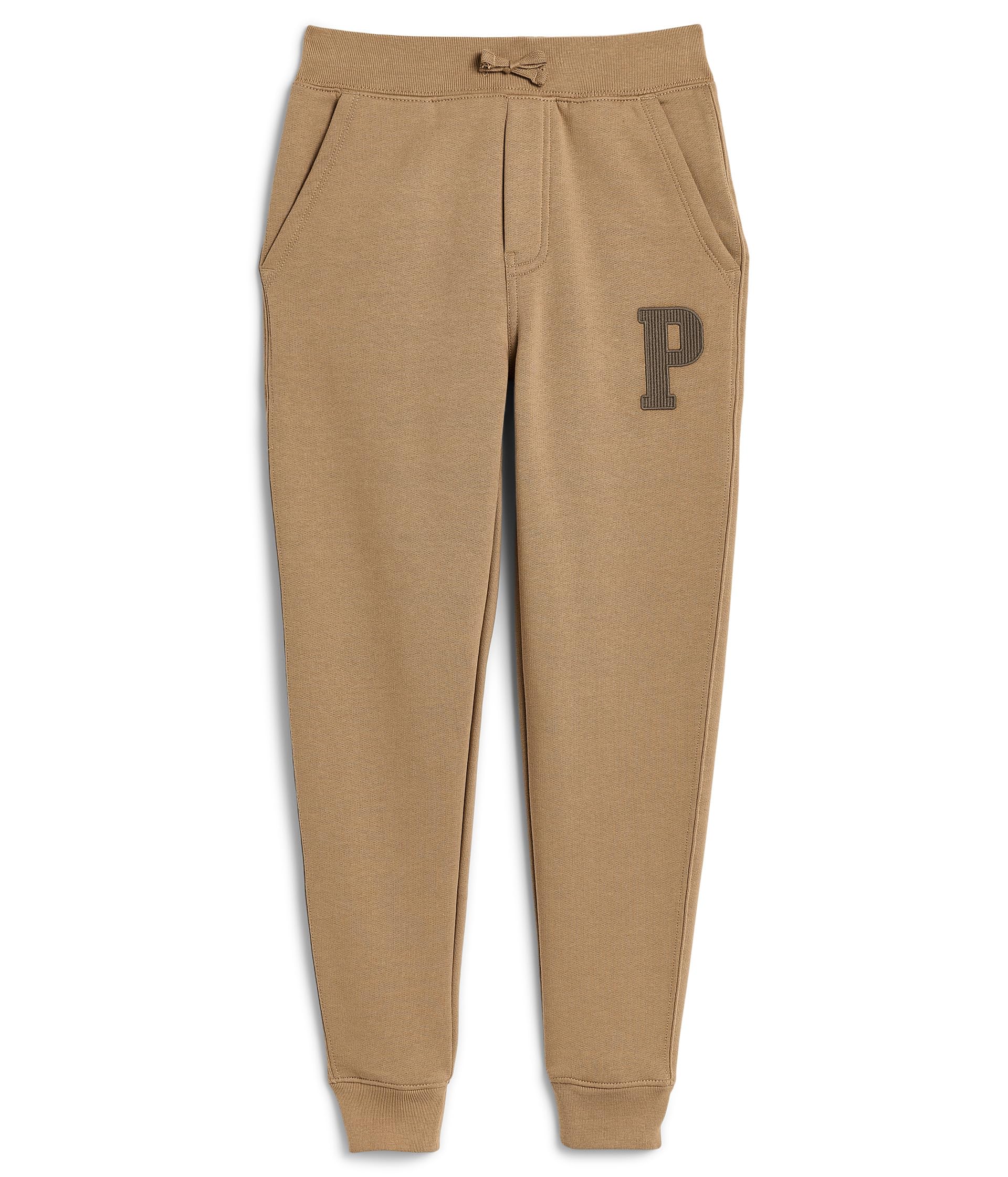 Fleece Letter Jogger Pants (Big Kid)