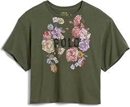 Футболка Floral Cotton Jersey Boxy Tee (старший школьник)