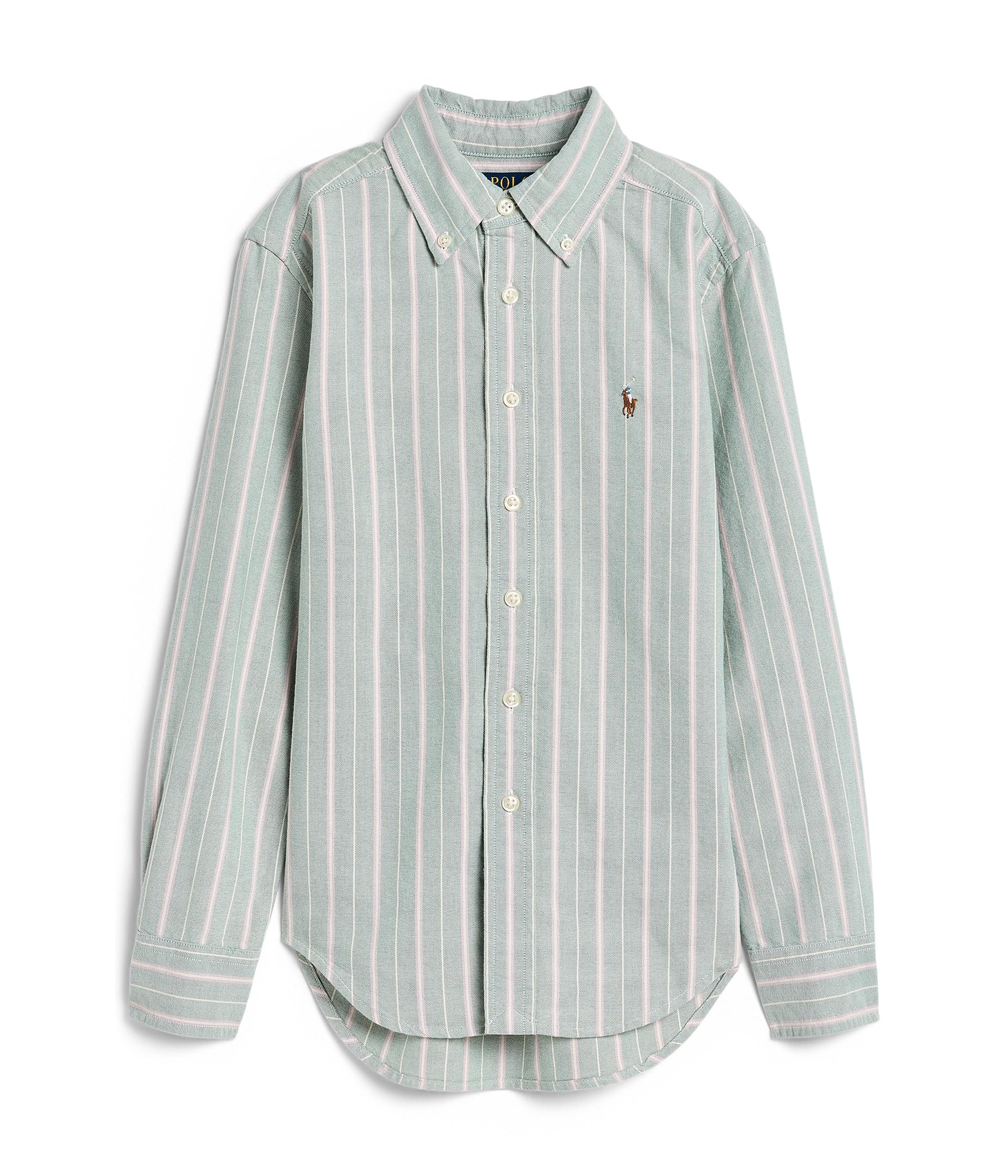 Striped Cotton Oxford Shirt (Big Kid)