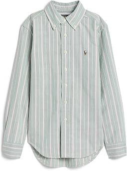 Striped Cotton Oxford Shirt (Big Kid)