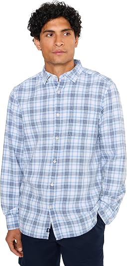 Sandstone Plaid Island Cotton Shirt