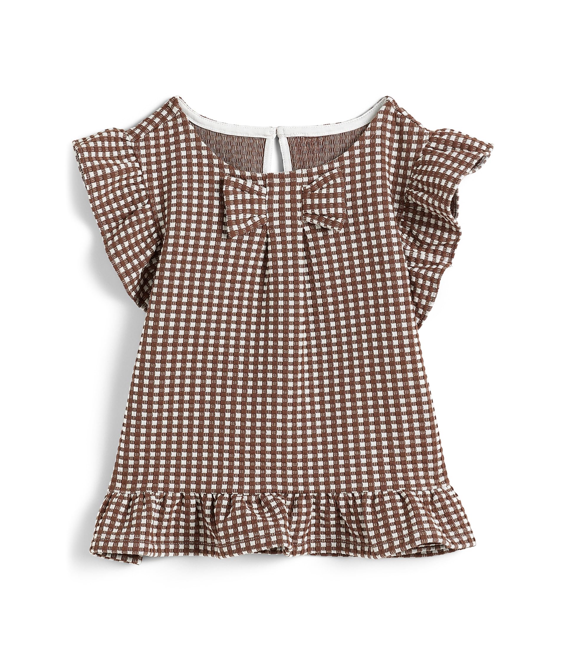 Gingham Bow Top (Toddler/Little Kid/Big Kid)