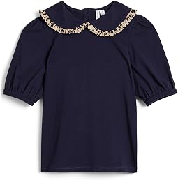 Animal Print Collar Top (Toddler/Little Kid/Big Kid)