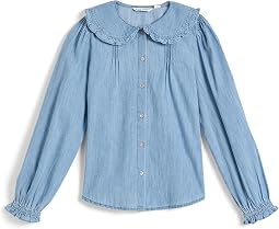 Chambray Collar Top (Toddler/Little Kid/Big Kid)