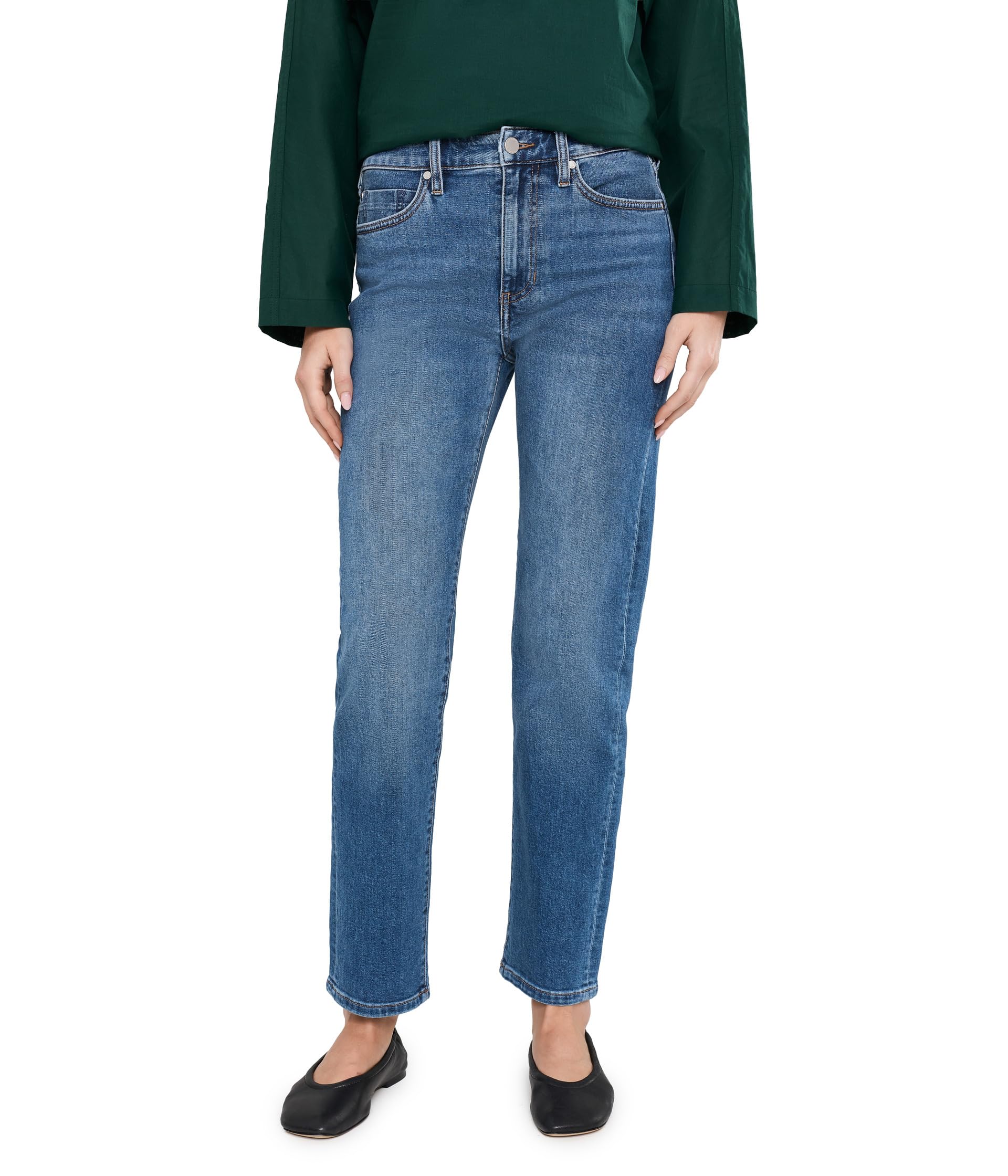 Джинсы Mid-Rise Rowan Slim