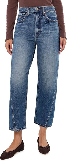Джинсы Westward High-Rise Seamed Barrel in Authentic
