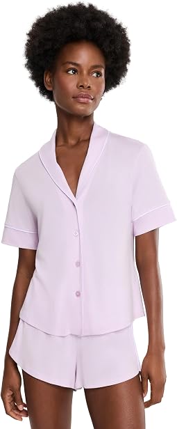 Pima Lusso Short Sleeve Shorts Pj Set