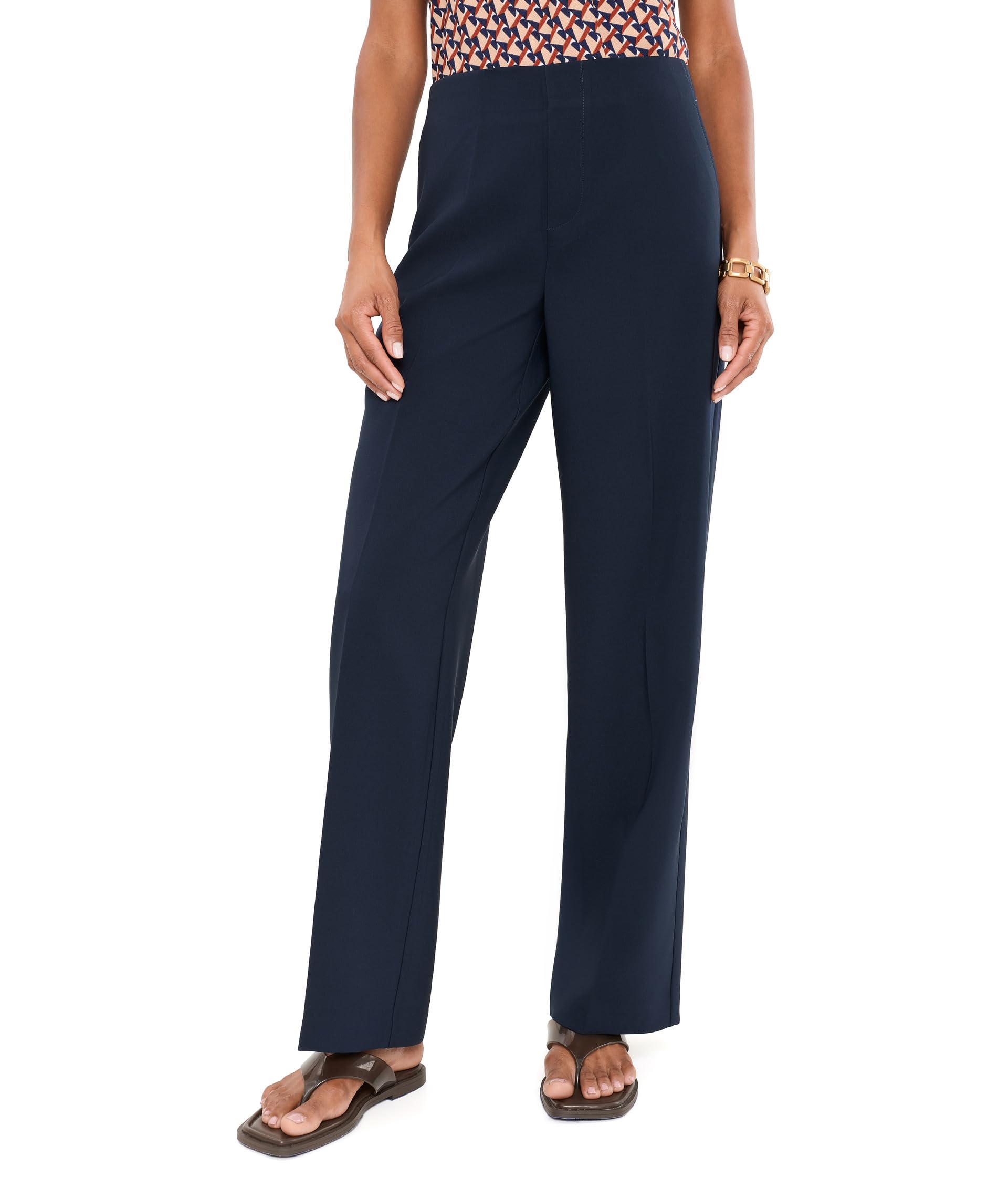 31" Lenox Wide Leg Sleek Stretch Pants