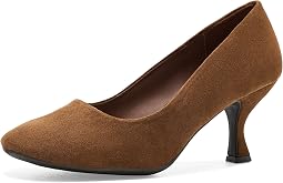 Tobacco Faux Silk Suede