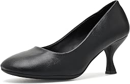 Black Faux Glazed Calf