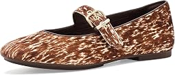 Delicato Pony Cow Mary Janes
