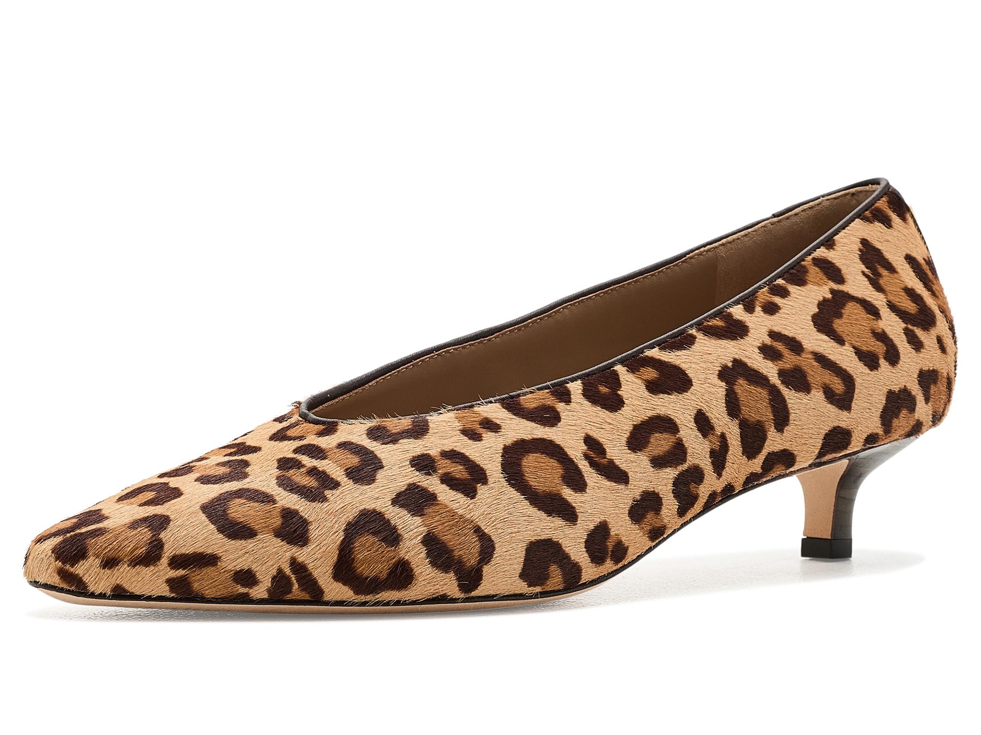 Francesca Leopard-Print Haircalf Pumps