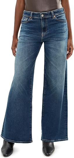 Saige Wide Leg Mid-Rise Fit in 14 Years Bluegrass
