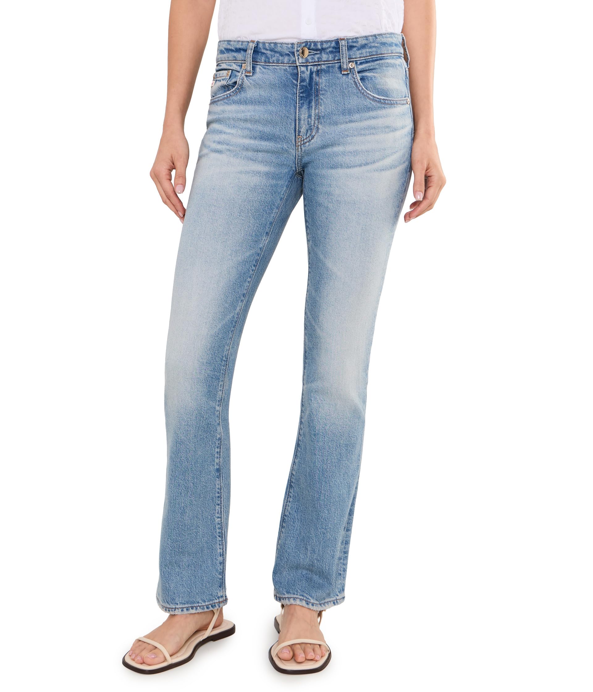Angel Low Rise Boot Jeans in 18 Years Vamp