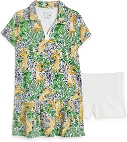 Mini Cayo Costa Sleeved Dress (Toddler/Little Kid/Big Kid)