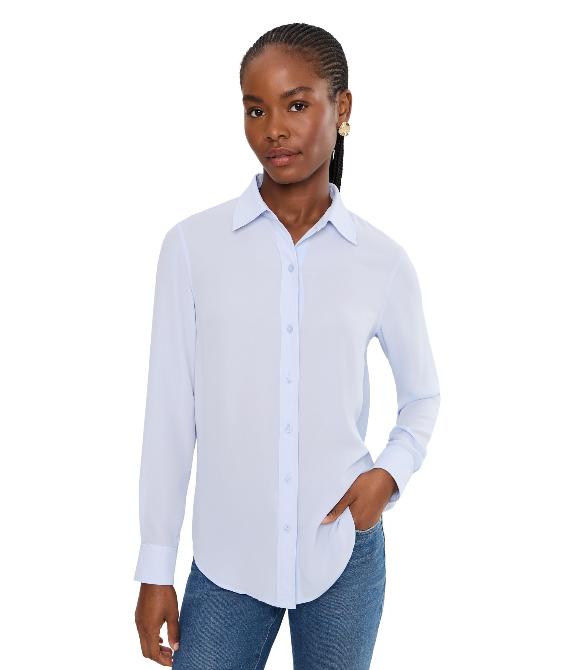 Classic Fit Georgette Shirt