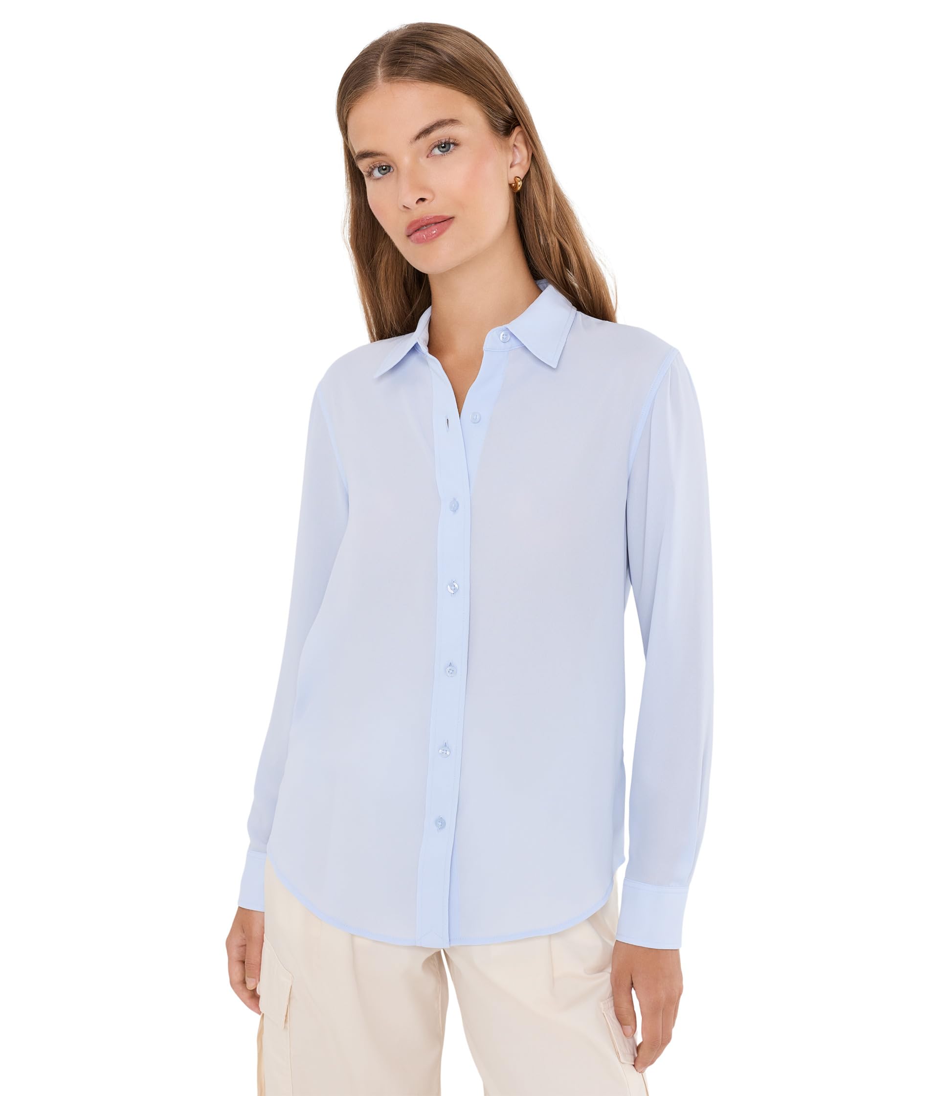 Petite Classic Fit Georgette Shirt