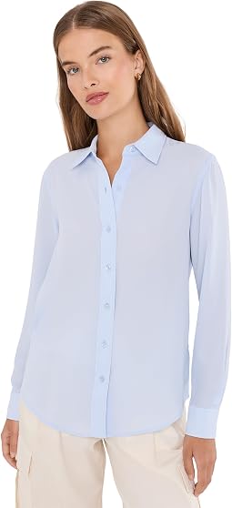 Lauren Ralph Lauren Petite Classic Fit Georgette рубашка
