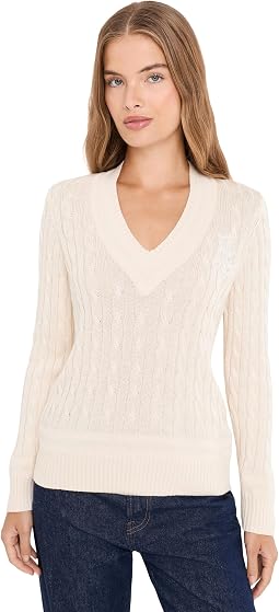 Мужской свитер Lauren Ralph Lauren Petite Cable-Knit Cricket