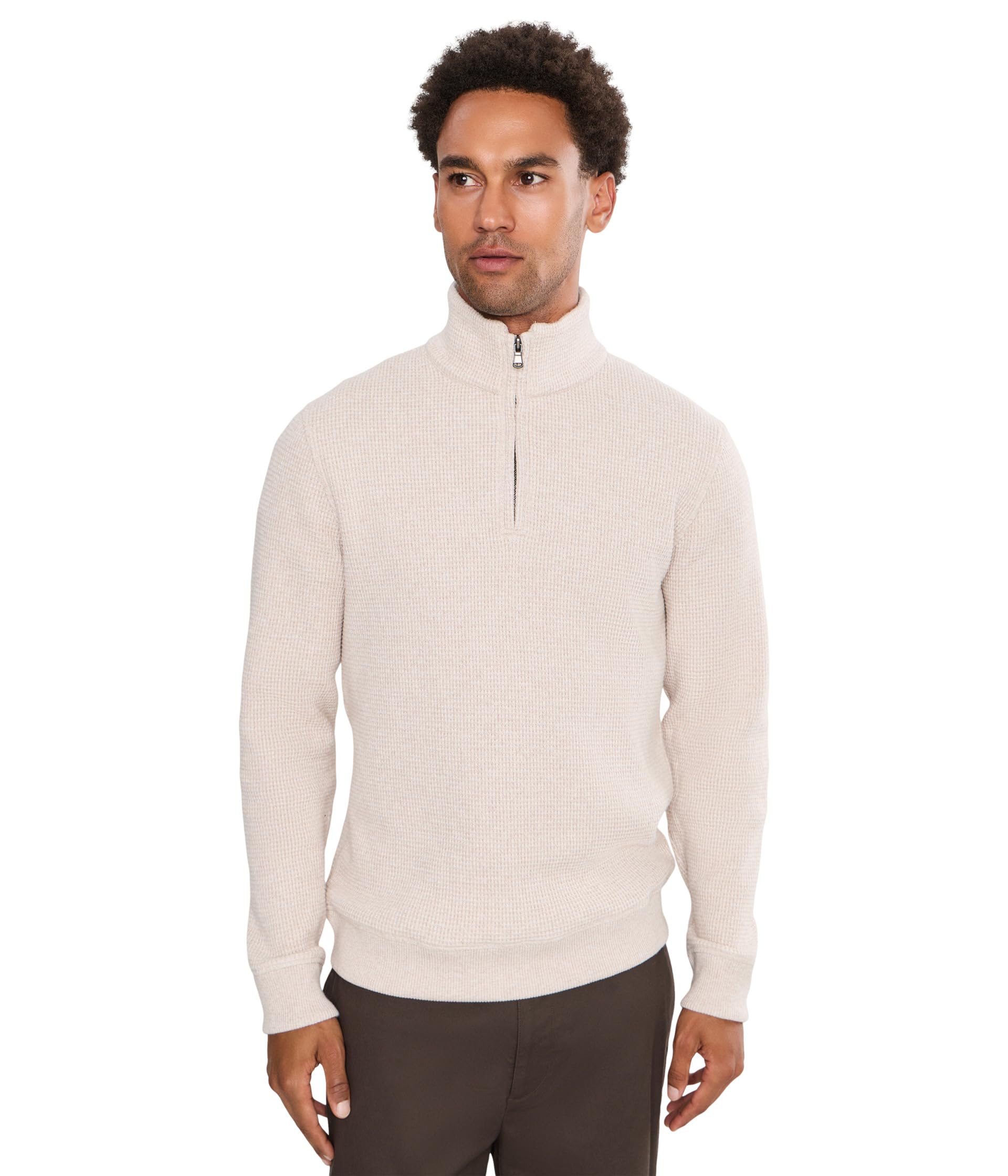 Brushed Waffle 1/4 Zip