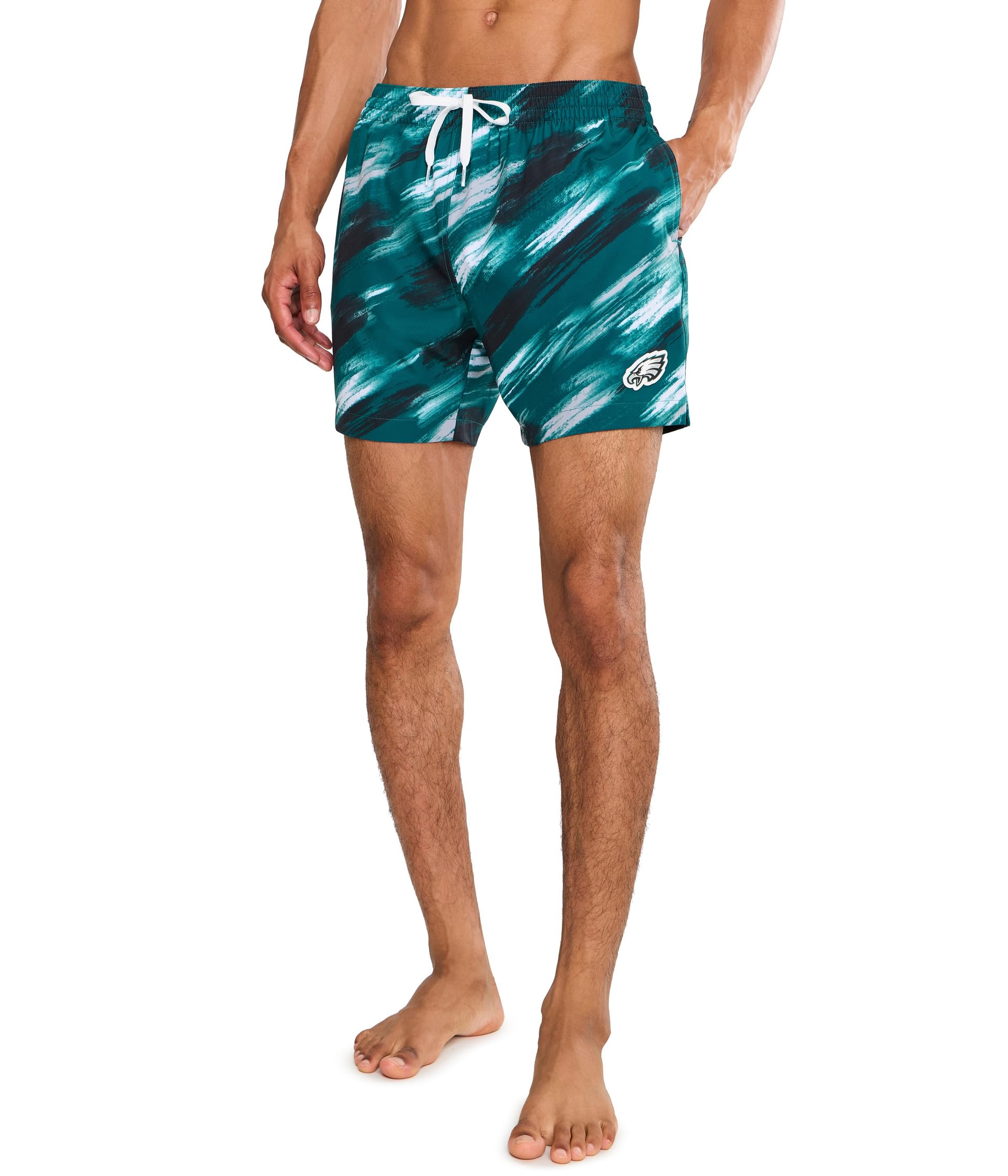 The Color Blitz Eagles 5.5" (Classic Lined Swim Trunks)