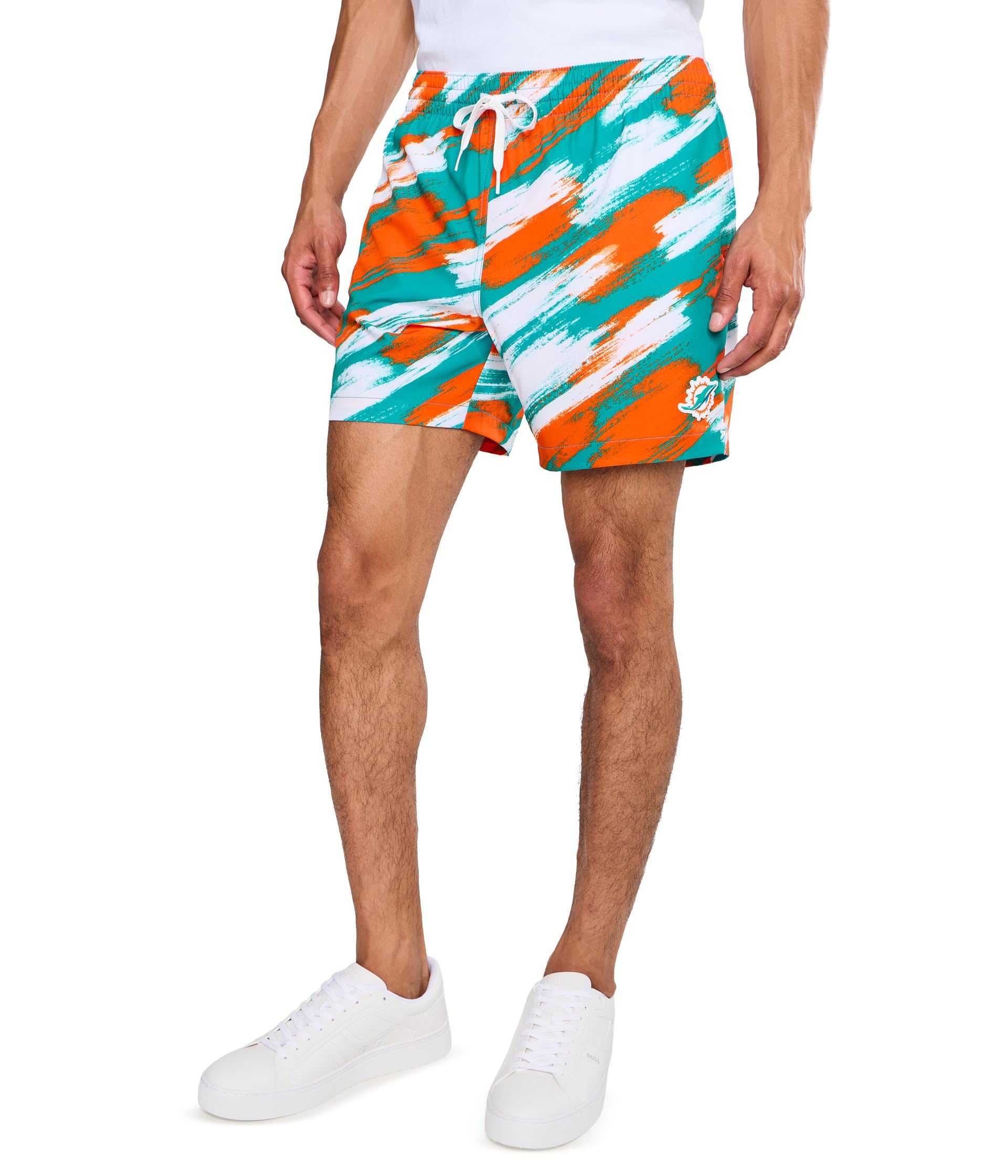 The Color Blitz Dolphins 5.5" (Classic Lined Swim Trunks)