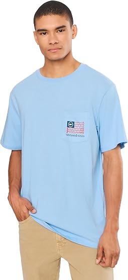 Golf Clubs Flag Short-sleeve Tee