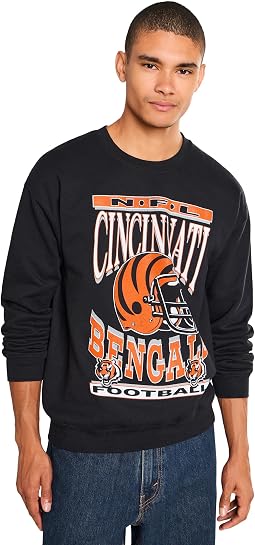 NFL Cincinnati Bengals Helmet Flea Market Crew Fleece