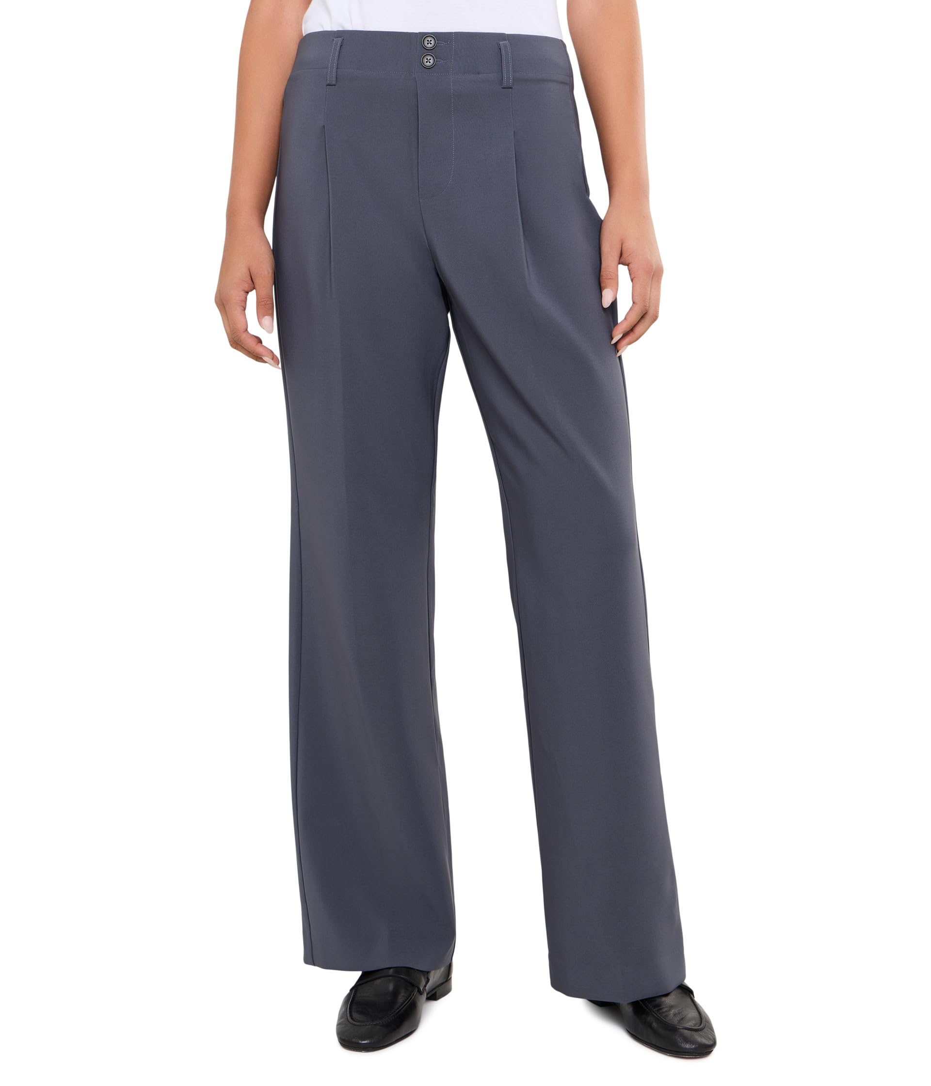 Tremont Wide Leg Sleek Stretch Trousers
